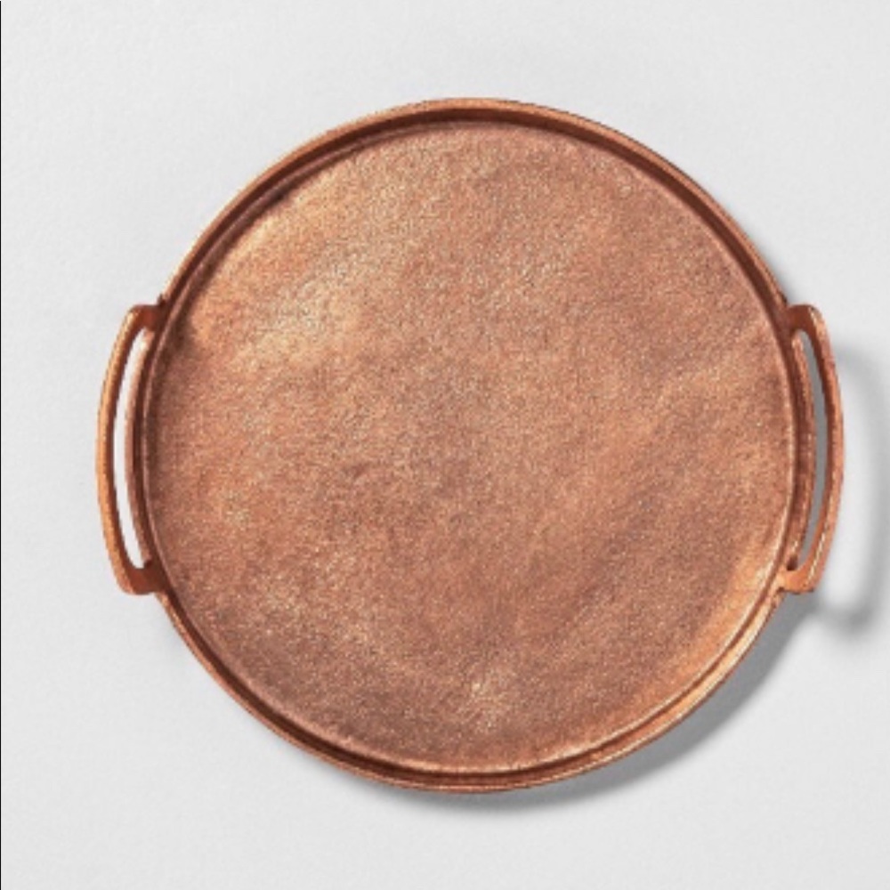 Magnolia Hearth & Hand Copper Tray 12" - Picture 3 of 3